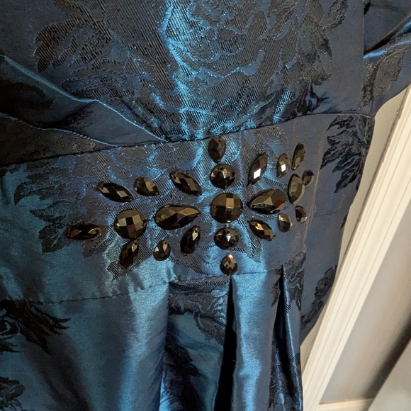 Jessica Howard 24WP Teal Blue Dress - Picture 3 of 5